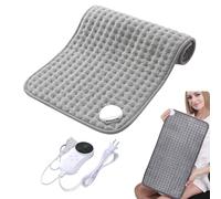 riscaldante portatile per alleviare il mal di schiena | Morbido cuscinetto termico elettrico lavabile per il rilassamento muscolare, terapia lombare, delle spalle e addominale per casa, uffici