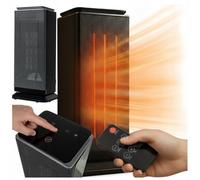 Riscaldatore a colonna con ventilatore, silenzioso riscaldatore elettrico con fl