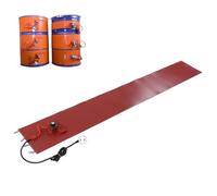 Riscaldatore A Fascia per Tamburo,Cinghia del Riscaldatore del Tamburo Dell'olio Resiliente con Termostato 30-150°C per Applicazioni Industriali,200L 1740 * 250 2000W
