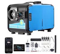 Riscaldatore a Gasolio Portatile 8KW - Generatore Aria Calda Diesel 12V/24V/230V, LCD e Telecomando - Riscaldamento Rapido per Camper, Auto, Camion, Barche, Autobus, Tenda, Campeggio, Parcheggio