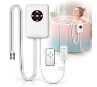 Riscaldatore A Immersione Portatile For Vasca Con Telecomando Digitale | Termostato da Bagno Riscaldamento Rapido 30-43°C Controllo Costante Temperatura Ottimo Regalo for Inverno
