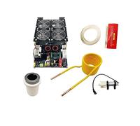 Riscaldatore a Induzione, Riscaldatore a induzione ZVS da 5000 W Riscaldamento a induzione Macchina for Il Riscaldamento a Scheda PCB Metallo Fuso + Bobina + Pompa(150ml Crucible)