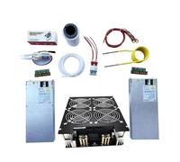 Riscaldatore a Induzione, Riscaldatore a induzione ZVS da 5000 W Riscaldamento a Macchina for il riscaldamento della scheda PCB + Bobina + Pompa + Crogiolo 70/150 ml + alimentatore(150ml crucible)