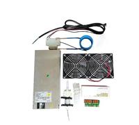 Riscaldatore a induzione, ZVS Induction Heater 2500W Induction Heating PCB Board Heating Machine+Heating Coil+70mL Rucible+Pump+Power Supply,Riscaldamento rapido