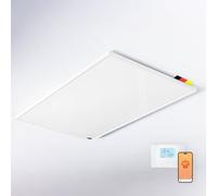Riscaldatore a infrarossi Könighaus - 800 watt - montaggio a soffitto ✓ Riscaldamento elettrico efficiente ✓ Set completo con termostato ambiente controllabile tramite app e RF ✓ Scenari multiroom