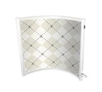 Riscaldatore a infrarossi Könighaus - riscaldamento ad arco 300 watt - a basso consumo = riscalda in 2 minuti - con termostato - riscaldatore mobile - look piacevole con motivo: Bianco a quadri