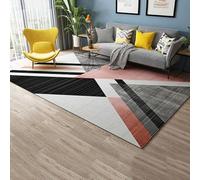 Riscaldatore a infrarossi per pavimento, tappeto riscaldato, tappeto riscaldato sotto la scrivania, tappeto morbido, riscaldamento rapido, adatto per soggiorno, camera da letto, ufficio(A,55CM*90CM)