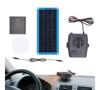 Riscaldatore a pannello solare,Riscaldatori per pollaio a pannello solare - Caricabatterie per pannello solare per auto da 30 W con riscaldatore,Kit ad energia solare per asciugatura e riscaldamento,