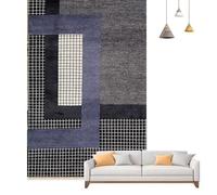 Riscaldatore a pavimento radiante a infrarossi, tappeto riscaldante elettrico, riscaldatore a pavimento per interni con timer, riscaldamento rapido(C,80CM*120CM)