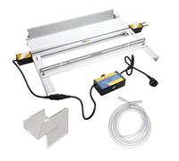Riscaldatore a strisce in acrilico portatile strumento caldo manuale per piegare spessore 1-6 mm acrilico, vetro plexiglas, PVC, PC, ABS, PP con staffa e angolo, 1250 mm