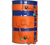 Riscaldatore a tamburo dell'olio, manopola regolabile/termostato digitale, 110 V/220 V, riscaldatore in silicone per serbatoi di petrolio e gas, secchio e riscaldatore a nastro