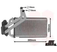 Riscaldatore abitacolo 07006140 VAN WEZEL per FIAT JEEP DODGE CHRYSLER