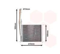 VAN WEZEL 18006272 Scambiatore calore per riscaldamento abitacolo