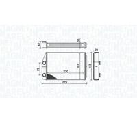Riscaldatore abitacolo 350218443000 MAGNETI MARELLI per CITROËN PEUGEOT