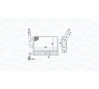 Scambiatore calore MAGNETI MARELLI 350218450000