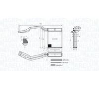 Riscaldatore abitacolo 350218453000 MAGNETI MARELLI per FORD FOCUS II Turnier