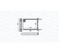 Riscaldatore abitacolo 350218464000 MAGNETI MARELLI per RENAULT SCÉNIC III