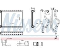 Nissens Scambiatore calore per riscaldamento abitacolo 707372 per Suzuki Vitara 1.4 T SX4 S-CROSS