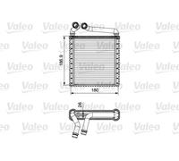 Riscaldatore abitacolo 811500 VALEO per VW SKODA
