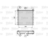 VALEO Scambiatore calore per riscaldamento abitacolo 811506 0,82kg Alluminio