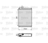 Riscaldatore abitacolo 811507 VALEO per AUDI A5 Q5 A5 Sportback A5 Cabriolet