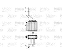 VALEO Scambiatore calore, Riscaldamento abitacolo compatibile con FORD 811520