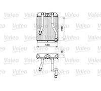 VALEO 811532 Scambiatore calore per riscaldamento abitacolo