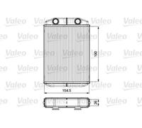 Valeo Scambiatore di calore per riscaldamento abitacolo 811553 – compatibile Dacia/Renault