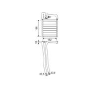 VALEO 811605 Scambiatore calore per riscaldamento abitacolo