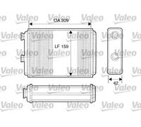 VALEO 812280 Scambiatore calore per riscaldamento abitacolo