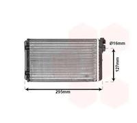 VAN WEZEL 37006116 Scambiatore calore per riscaldamento abitacolo