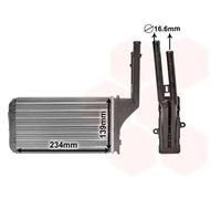 VAN WEZEL 40006049 Scambiatore calore per riscaldamento abitacolo