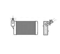 Riscaldatore abitacolo Alette di raffreddamento montate meccanicamente VNA6060