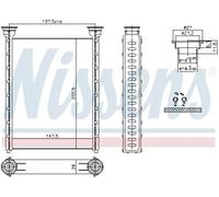 77365576 - RADIATORE RISCALDAMENTO ALFA ROMEO GIULIETTA DAL '10-> NUOVO