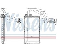 NISSENS 707215 Scambiatore calore per riscaldamento abitacolo