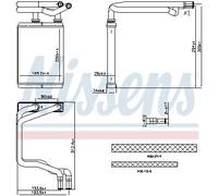 Scambiatore di calore, riscaldamento interno NISSENS 707291