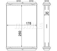 MAHLE AH 10 000S scambiatore di calore per interni