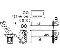 MAHLE ORIGINAL AH 103 000S Scambiatore calore per riscaldamento abitacolo