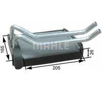 MAHLE ORIGINAL AH 174 000P Scambiatore calore per riscaldamento abitacolo