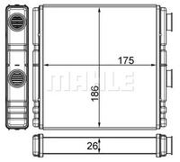 MAHLE AH 262 000S scambiatore di calore per interni