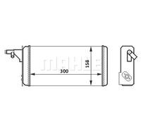MAHLE AH 40 000S scambiatore di calore per interni