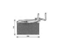 Riscaldatore abitacolo Alette di raffreddamento saldate BW6600 per BMW X5 X6