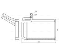 Scambiatore calore AVA QUALITY COOLING per Hyundai