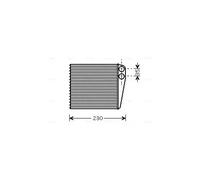 PRASCO Scambiatore di calore VNA6229 per riscaldamento abitacolo – AVA Quality Cooling
