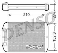 Riscaldatore abitacolo DRR09073 DENSO per FIAT BRAVO II