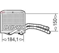 DENSO DRR09102 Scambiatore calore per riscaldamento abitacolo