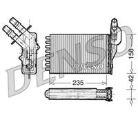 Riscaldatore abitacolo DRR23001 DENSO per RENAULT CLIO II KANGOO Express