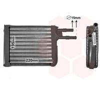VAN WEZEL 09006128 Scambiatore calore per riscaldamento abitacolo