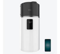 Cecotec Scaldabagno Elettrico 100Li Verticale con Display Touch AeroThermal 100L. Energia Sostenibile, Basso Consumo, Touch Screen, Controllo APP, R290, Temp. Fino a 75ºC