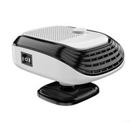 Riscaldatore auto 24 V 150 W riscaldamento e sbrinatore parabrezza per tutto l'anno uso veicolo (bianco)